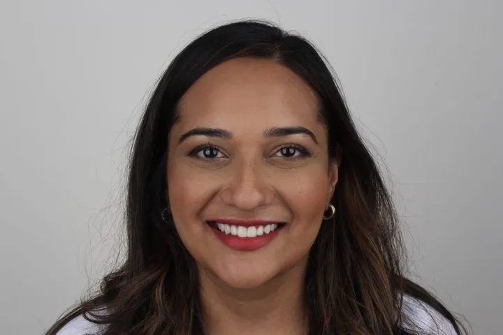 Patient smiling after treatment