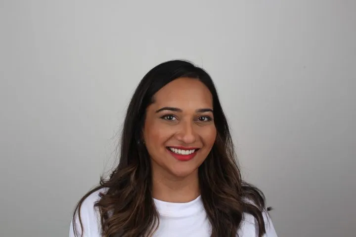 Patient smiling after treatment