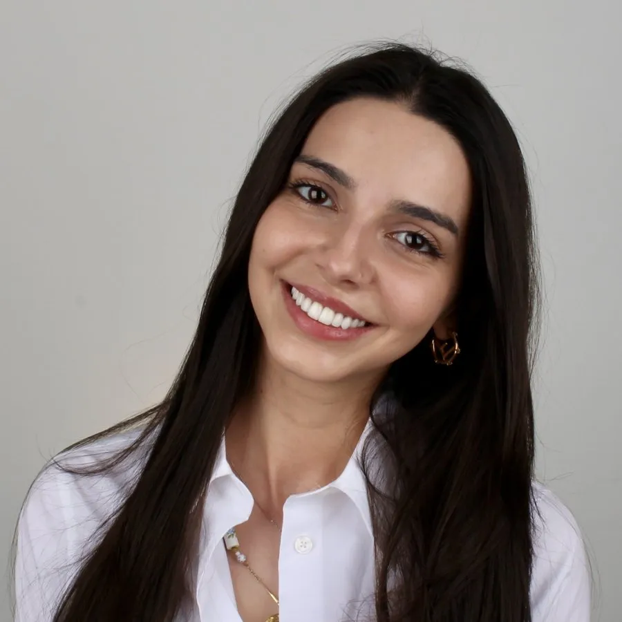 Patient smiling after treatment