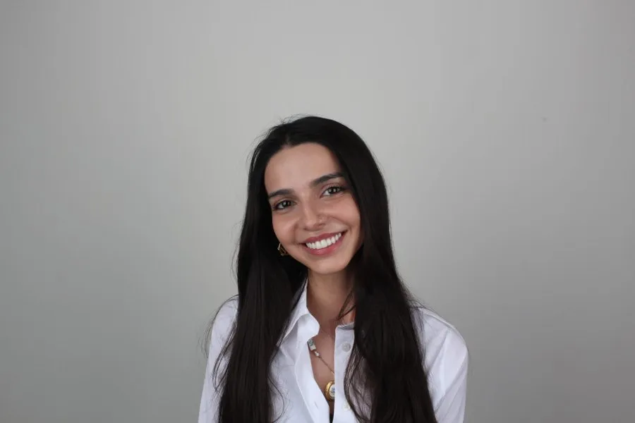 Patient smiling after treatment