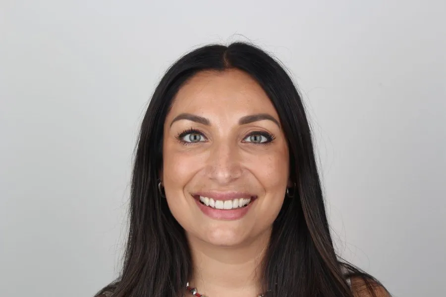 Patient smiling after treatment