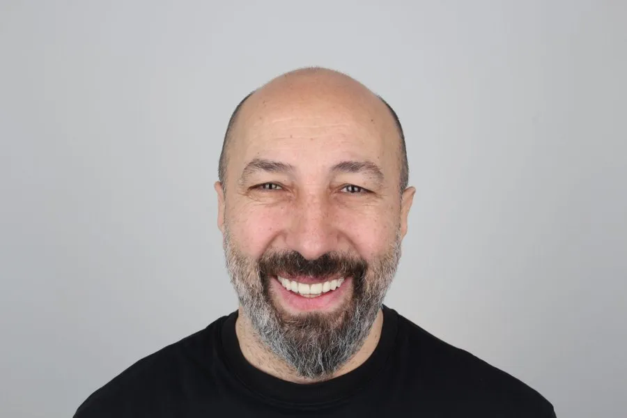 Patient smiling after treatment