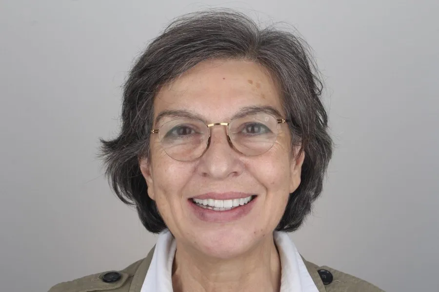 Patient smiling after treatment