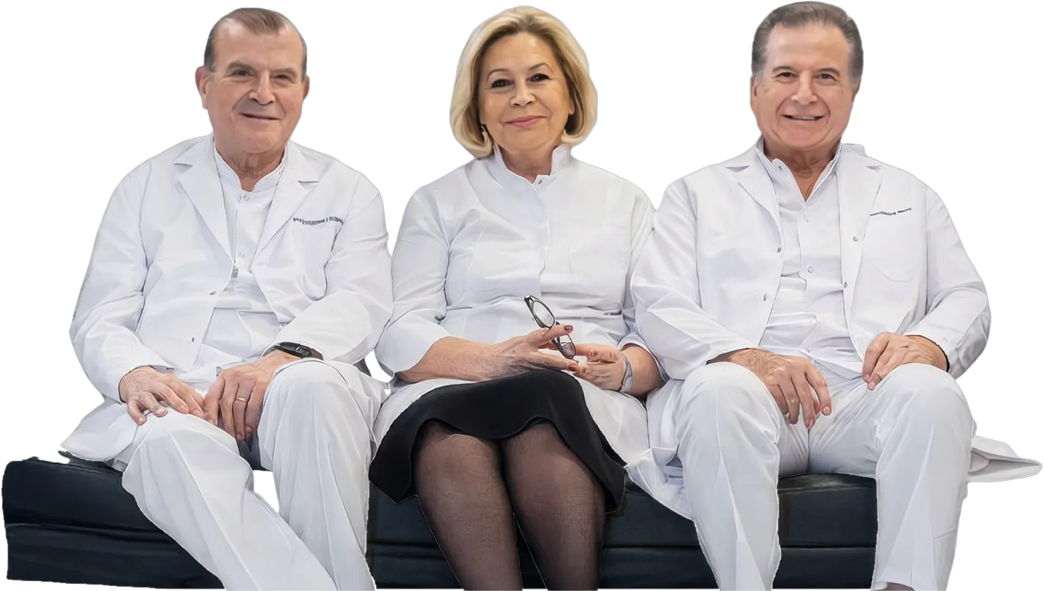 The founding professors Peker, Nüket and Türker Sandallı