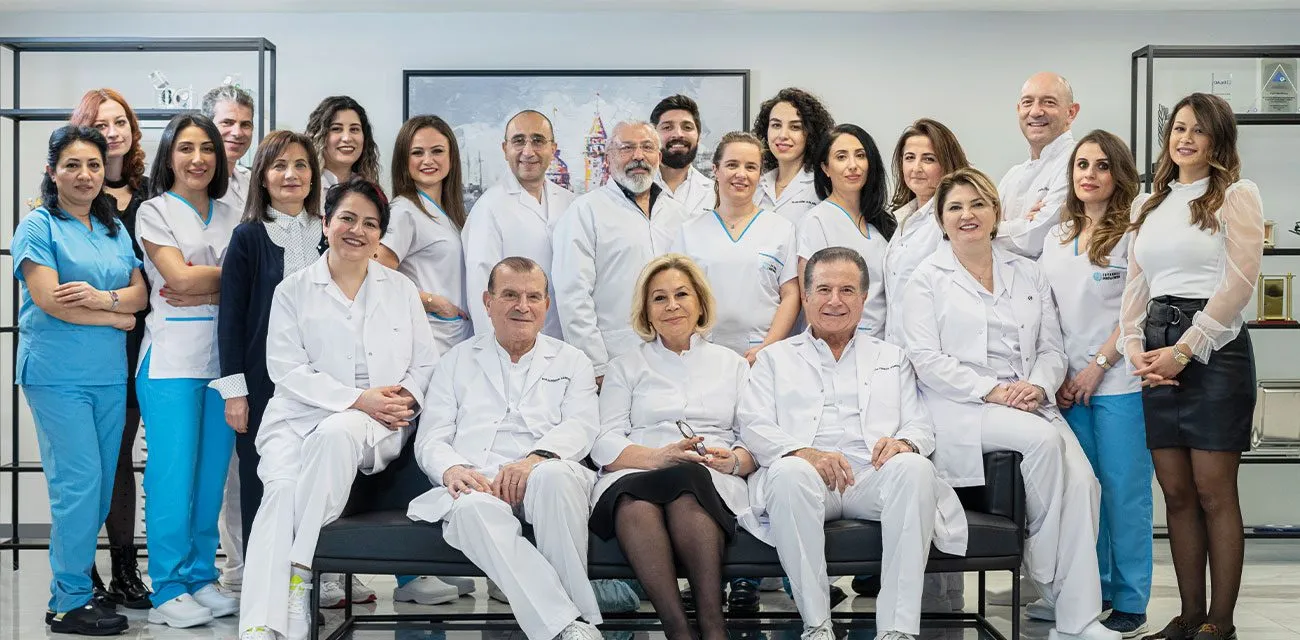 The Istanbul Dental Center team of professors, dentists and assistants